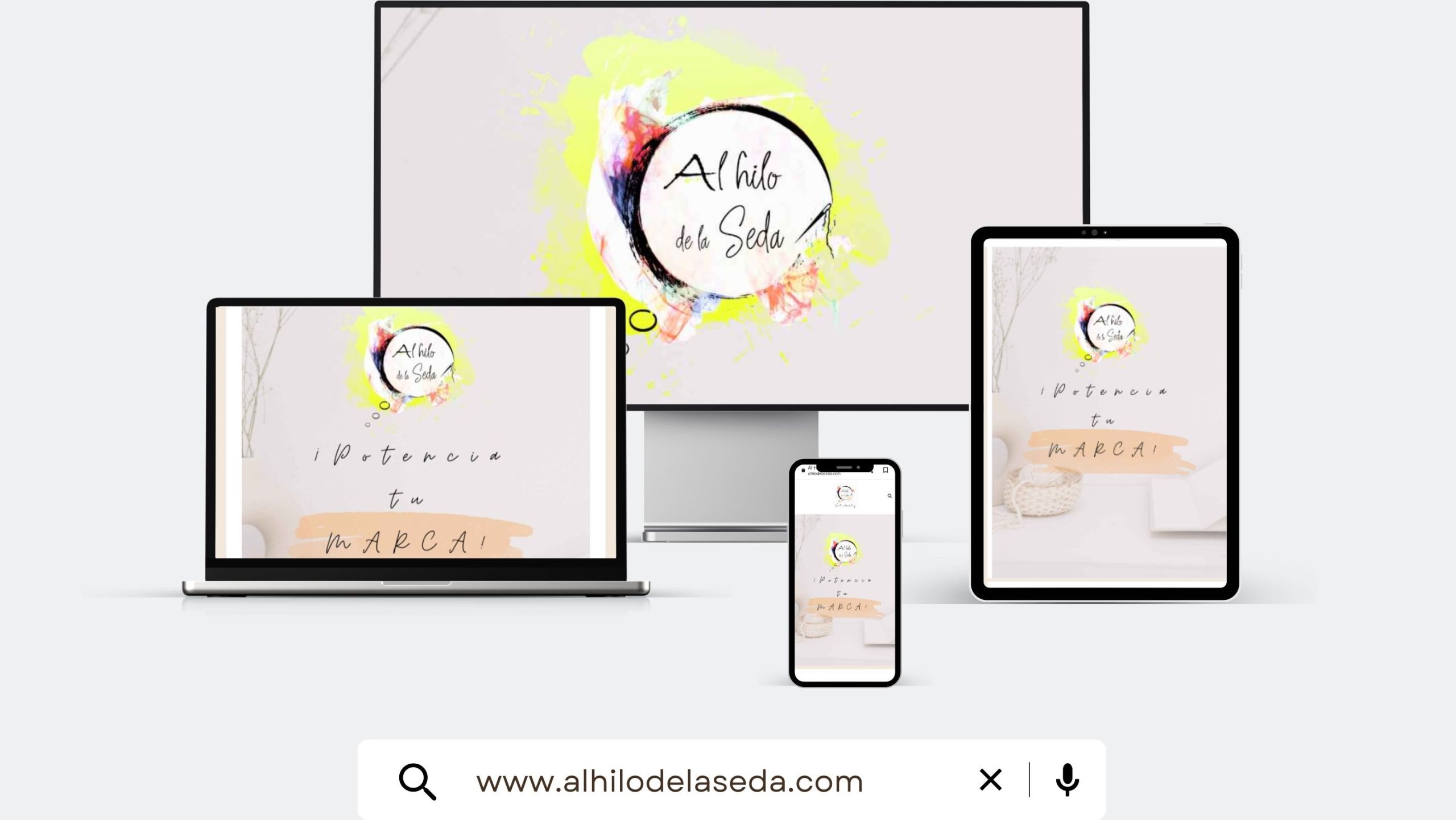 Página web adaptable y flexible en su diseño a tablets y móviles